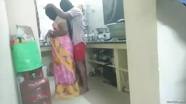 South Indian village aunty’s sexual relationship with house cleaner guy