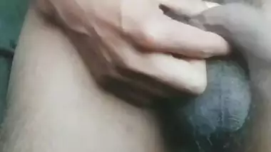 Sexy pink head dick shaking