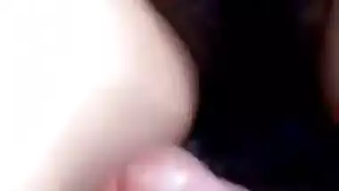 Girlfriend Outdoor Riding Her Boyfriend Big Dick & Cum Inside Her Hairy Pussy