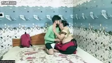 College Madam and Young Student Hot Sex at Private Tuition Time by indianXworld