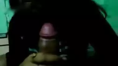 Hot Sakhshi bhabhi giving very hot blowjob to...