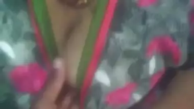 Devar playing with boobs and pussy of Bhabhi