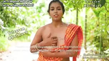 Braless Roohi in Jungle Uncut