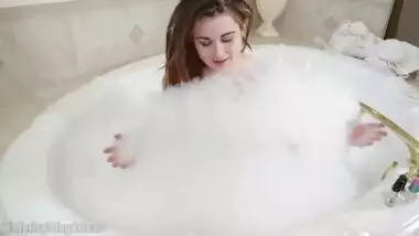 Hairy Goddess Huge Bubble Bath Trailer