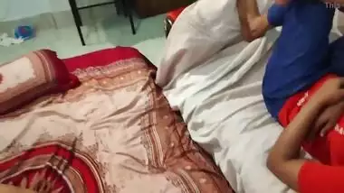Skinny dude fucks his Desi sister in threesome while his GF watches