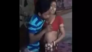 Indian young house wife having fun with her husband