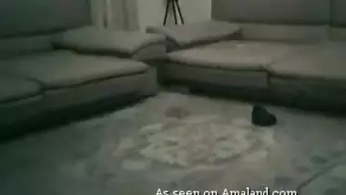 Indian couple fucks on the floor.