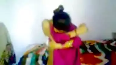 Desi girl stripping naked and sucking dick