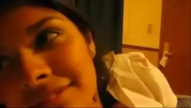 Indian porn clip of an office angel having enjoyment with her colleague