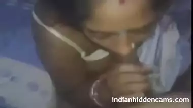Married Indian Wife Late Night Blowjob Porn