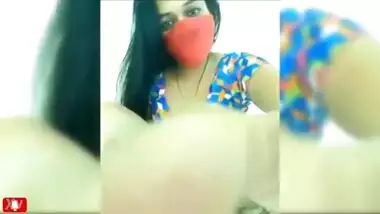 Indian Desi Bhabhi on video call masterbating very hard part 2