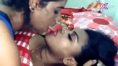 Two dazzling Desi lesbians enjoys licking each other's XXX pussies
