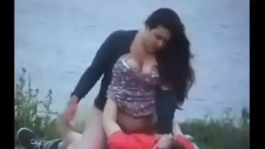 Cumbrous angel enjoys outdoor sex and gets her large butt screwed