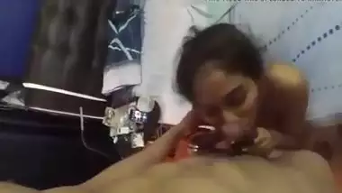 Horny Teen Girlfriend Wild Blowjob Sex With Big Cock Bf