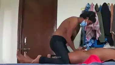 Indian girl giving erotic massage in spa