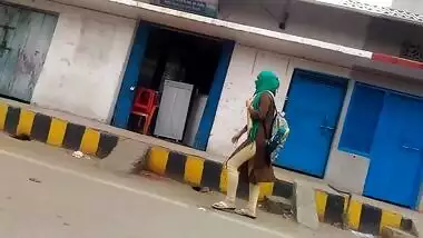 sexy legging girl walking...