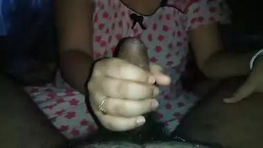 Indian wife Handjob