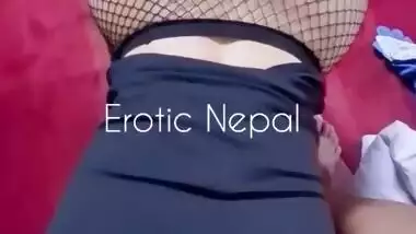 Hot Nepali Maal In Fishnet Stocking Intense Fuck - Full Video For Sale - Nepal Sex Tape