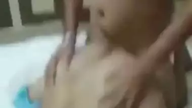 Girl fucked full speed doggy style mobile recorded