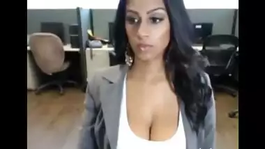 Big Titty Indian Masturbates