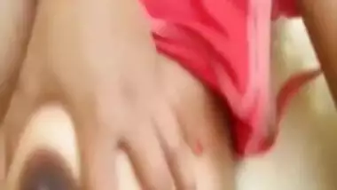 Desi Cheating Wife showing boob & pussy