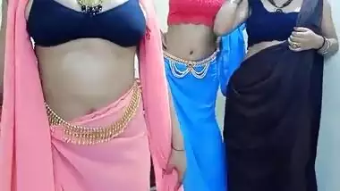 Three Desi Hot Bhabhi Shaking Boobs On Cam