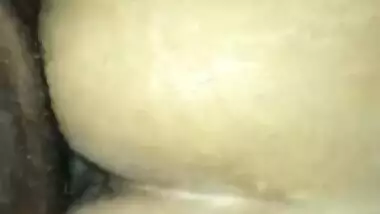 Indian Desi doggy style face down butt up loads of cum on her back