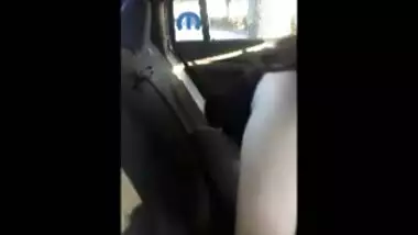 Indian Girl fucking in car by white boyfriend