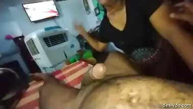 Indian girl gives awesome blowjob part 2