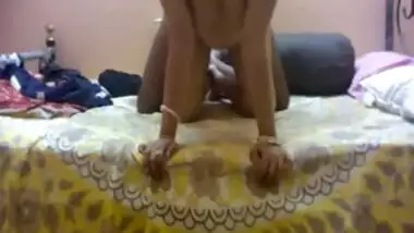 Sweet couple doing hard sex at home