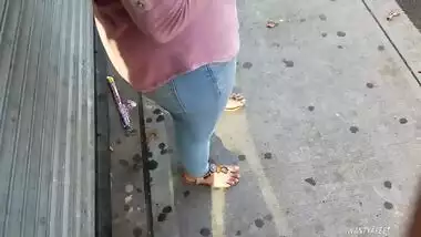 Candid indian girl feet need pedi 3