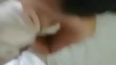 Shocked Indian wife with cum in mouth