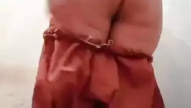 Desi Punjabi girl showing her boobs and ass