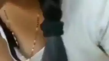 Mallu aunty hot boobs show