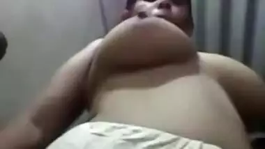 Desi aunty with huge milky boobs