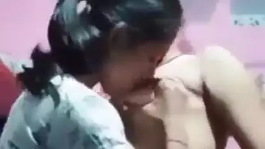 Real lesbian sisters crush on boob sucking