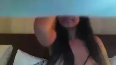 sexy girl chatting with bf
