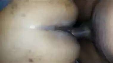 indian couple anal sex hubby cum asshole