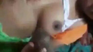 Big Fat Dick of devar tempted his bhabhi to masturbate