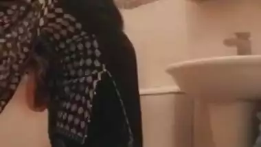 Sexy Paki Girl Striping in Bathroom