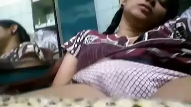 Indian Bank Employee Fingering Selfie - 6