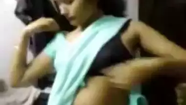 indian bhabhi stripping naked exposing bigtits indian-sex mms