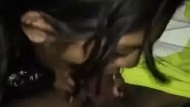 Kerela wife giving blowjob to friend