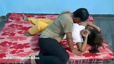 Indian College Teacher Having Sex With Mature Desi Man