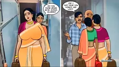 South Indian aunty Velamma Episode 69: Railway coupling